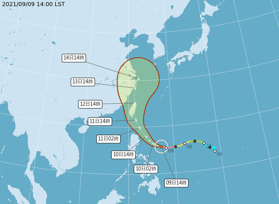 璨樹路徑潛勢預報