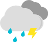 多雲時陰短暫陣雨或雷雨