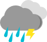 陰時多雲短暫陣雨或雷雨